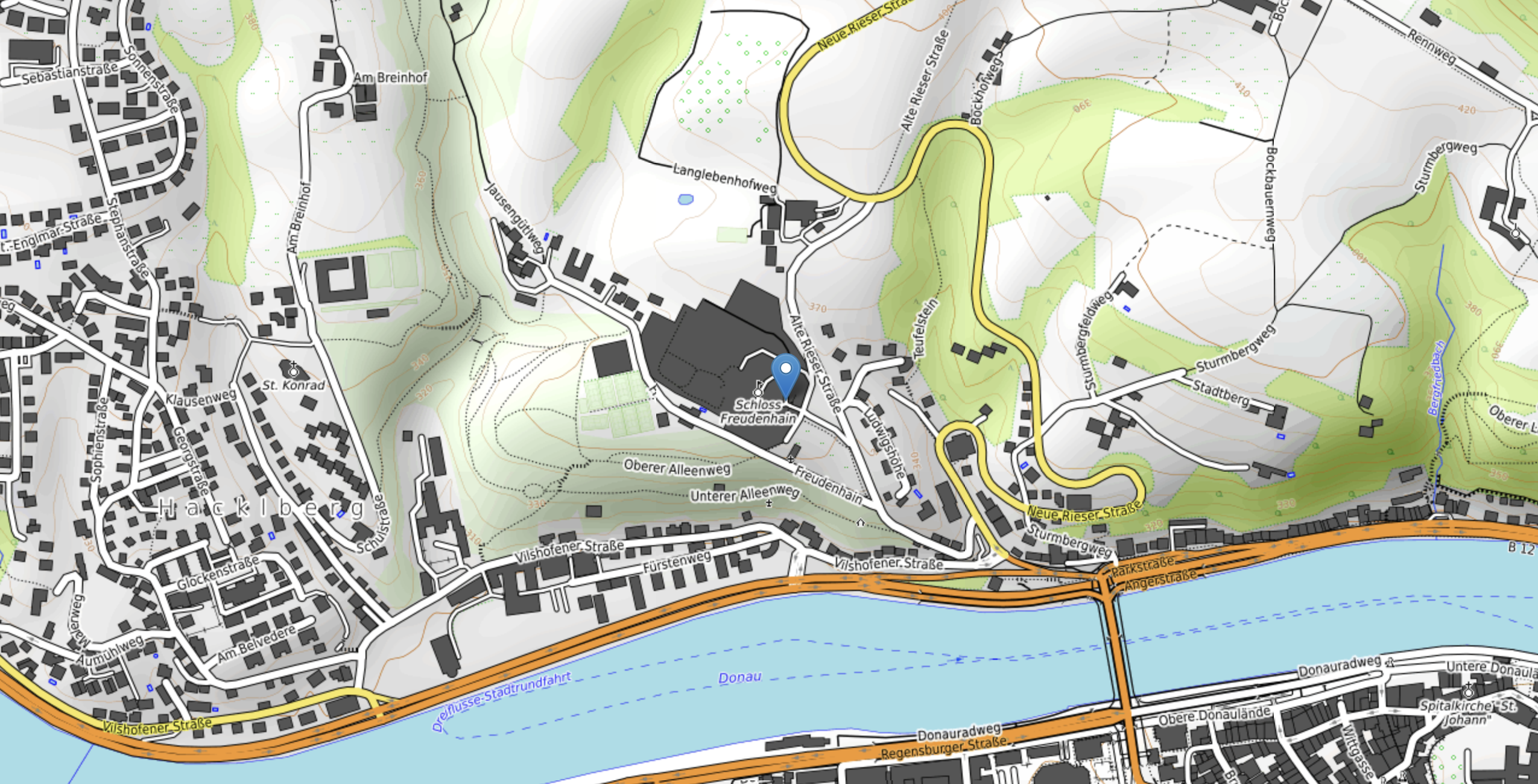 Karte Standort Freudenhain