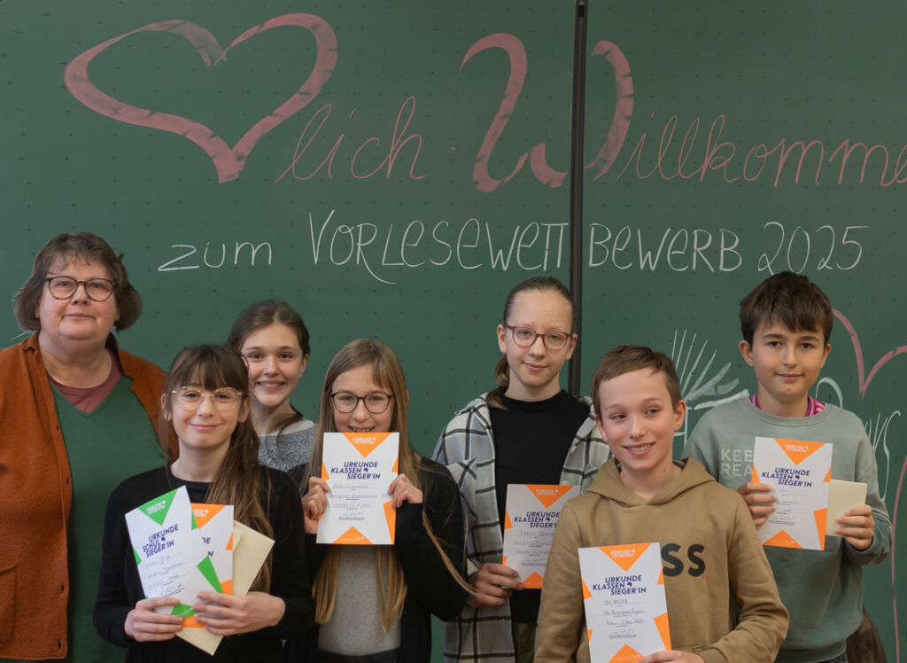 Ein Feuerwerk der Fantasie beim Vorlesewettbewerb 2025