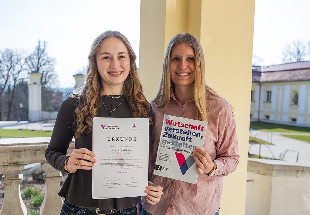 VfS-Abiturpreis WIRTSCHAFT 2026 für Carina Zwicklbauer